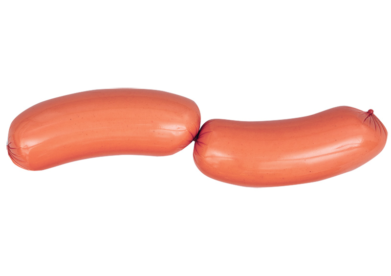 «Slightly Smoked» frankfurters (thick variety)