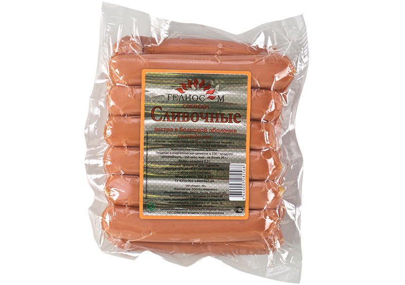 «Slivochnye» frankfurters